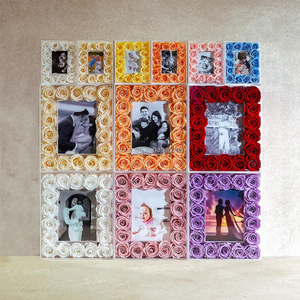 Ngày Valentine Quà Tặng Acrylic Bất Tự Nhiên Bất Tử Mãi Mãi Vĩnh Cửu Bảo Quản Hoa Hồng Fleur Khung - Product Image 3