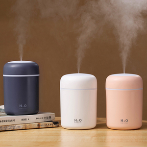 Humidificateur d'air électrique portable 300 ml, diffuseur d'huiles essentielles, <span class=keywords><strong>vaporisateur</strong></span> à brume froide USB avec lumière nocturne colorée pour la maison et la voiture - Product Image 2