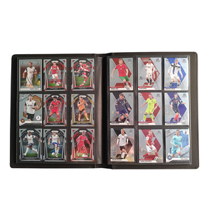 Album de cartes à collectionner en cuir PU 2022 Premium avec 9 poches MTG/TGC Baseball Yu-Gi-Oh <span class=keywords><strong>Pokemon</strong></span> Card Binder PP Cover Impression personnalisée - Product Image 1