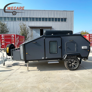 ONLYWE Remolque de viaje para acampar familiar Pequeño todoterreno <span class=keywords><strong>Caravana</strong></span> híbrida Estándares australianos Camper todoterreno Triler Camping <span class=keywords><strong>4x4</strong></span> - Product Image 1