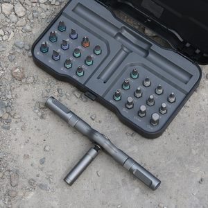 24 in 1 Ratchet <b>Screwdriver</b> <b>Set</b> Multifunctional Steel <b>Bit</b> Magnetic Screw T T-shaped Torque Handle Repair Manual Tools 24 in 1 Sc - Product Image 5