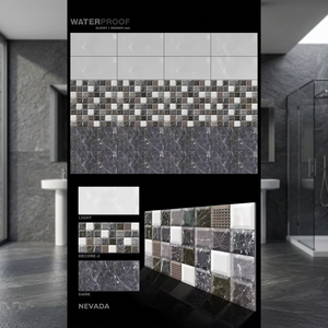 Azulejos de Porcelana Digitales de la Mejor Calidad, 300x600mm, Diseño Tristone, Antideslizantes, para Baño, Interiores, Exteriores y Sala de Estar - Product Image 4
