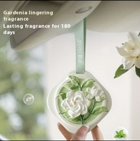 Pendentif voiture parfum rétroviseur suspendu parfum solide aromathérapie fleur pierre décoration intérieure accessoires ornement