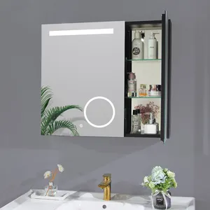 Miroir LED pour salle de bain, miroir d'armoire, vanité de salle de bain avec miroir grossissant