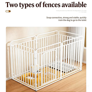 2026 Op maat gemaakte hondenren voor binnen, huishoudelijk, vrij combineerbaar voor kleine en middelgrote honden, poedels en corgis, trainingskooi - Product Image 4