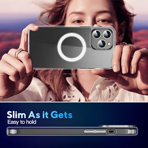 Магнитный прозрачный чехол 5-в-1 с защитой экрана из закаленного стекла и защитой камеры для <span class=keywords><strong>iPhone</strong></span> 17 16 15 14 13 Pro Max - Product Image 5