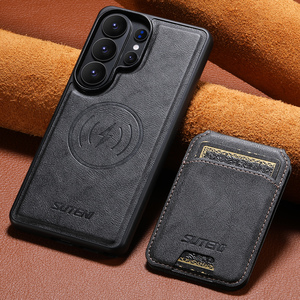 Funda SUTENI para <span class=keywords><strong>Samsung</strong></span> S26 Ultra con Carga Inalámbrica, Soporte Magnético para Tarjetas, Cartera 2 en 1 <span class=keywords><strong>de</strong></span> Cuero Sintético para S25 S24 S23 S22 - Product Image 2