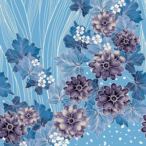 Vải In Chất Liệu Kếp Thiết Kế Viền Đầy Màu Sắc - Product Image 6