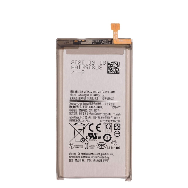 100% New High Quality EB-BG970ABU 3100mAh Battery for Samsung Galaxy S10E S10 E G9700 SM-G970F/DS Battery