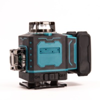 Niveau laser rotatif professionnel OEM pour la construction, 16 lignes, croix verte automatique, rotation à 360 degrés