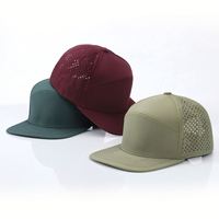 Gorra Trucker de 7 Paneles con Malla de Algodón, Visera Plana, Gorras Deportivas Personalizadas con Cierre a Presión para Regalo o Obsequio