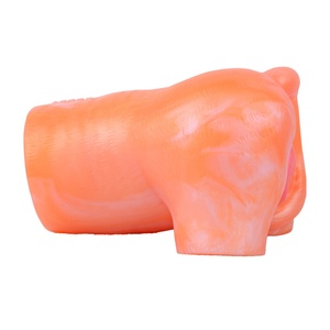 Fantasy Cat-Style Realistic Anal Masturbator with Dual Hole, <b>Vibrating</b> & Non-<b>Vibrating</b> Options, Wholesale Adult Toy - Product Image 3