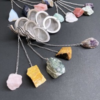 Vente en gros Infuseur en treillis métallique en acier inoxydable SUS 304 Boule à thé Passoire à thé en cristal de quartz rose brut