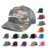 Gorras Richardson 112 Personalizadas, Gorras Trucker de Alta Calidad, Gorras con Bordado 3D, Gorra Trucker de Malla de 6 Paneles para Hombre, Personalizable