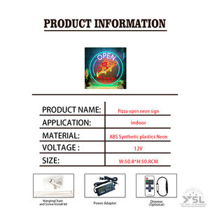 带触摸控制和静态文字功能的 LED 霓虹灯电子标牌，适用于商店、餐厅、家庭、商场氛围营造，IP54 - Product Image 4