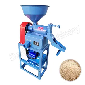 Mini Small Paddy Rice Mill Milling Husker Rice Whitening Machine Rice Huller Hulling Machine