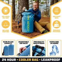 Sac isotherme imperméable en PVC pour le camping et les fêtes barbecue, pour garder les boissons fraîches et optimales