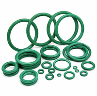 Hochleistungs-Grüner FKM-Gummi O-Ring Chemikalienbeständige Dichtung Langlebige Hitzebeständige Industriequalität Anpassbare Größe