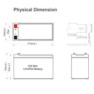 可充电LiFePO4 12.8V 12V 6Ah电池电池定制锂电池组磷酸铁锂 - Product Image 5