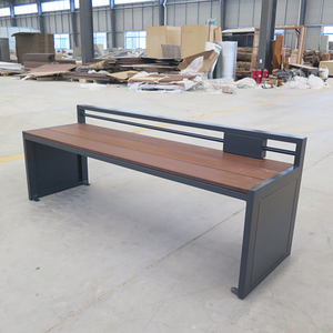 Fabrika özel <span class=keywords><strong>Metal</strong></span> Park bankı açık Modern su geçirmez ticari dayanıklı ahşap ve <span class=keywords><strong>Metal</strong></span> Park bankı - Product Image 3