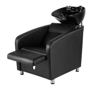 Chaise de shampoing portable avec lavabo en céramique, équipement de salon de luxe - Product Image 4