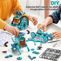 Kit d'expériences scientifiques de robotique solaire STEM 13-en-1, version mise à jour, ensembles éducatifs pour enfants
