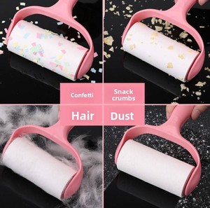 <span class=keywords><strong>Rouleau</strong></span> anti-poils en PVC pour chats et chiens, extra-adhésif, éliminateur de poils, adhésif simple face pour le nettoyage quotidien des sols à la maison, <span class=keywords><strong>rouleau</strong></span> de ruban adhésif - Product Image 2