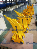 KINGER Ripper vibrant à dent unique pour l'agriculture, le labourage et le nivellement paysager, pour accessoires d'excavatrice