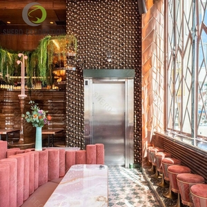 Vitrina moderna de muebles de restaurante de <span class=keywords><strong>café</strong></span> de acero inoxidable para espacios comerciales de lujo - Product Image 4