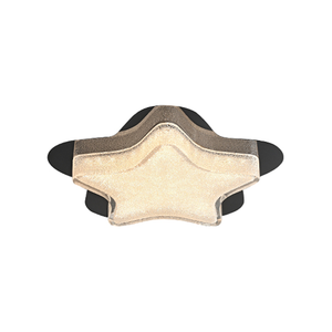 Plafonnier LED moderne et créatif en gros, modèle étoile, abat-jour en résine ondulée, pour <span class=keywords><strong>chambre</strong></span> à coucher - Product Image 1