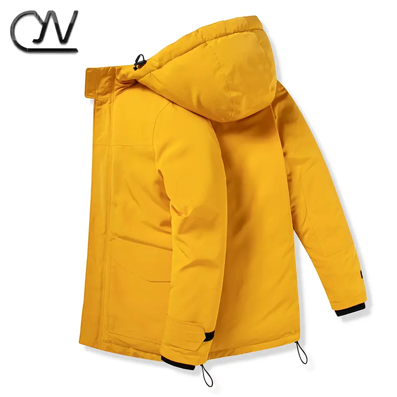 Wholesale Fashion Polyester Anorak Jacket Coat Trench Winter hood Parka Jackets for Men