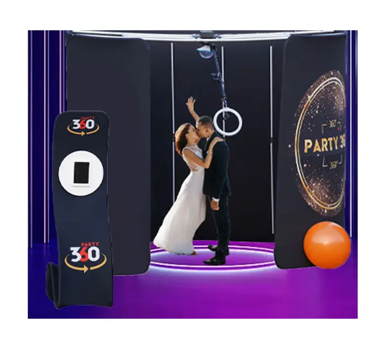 Overhead 360 Booth Photo Spinning 360 Camera Ipad Photo Booth Machine US Warehouse 360 Photo Booth With Free Accessories