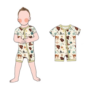 Cofanetto a Sorpresa Limitato: Pagliaccetto con Cerniera in Morbido Bambù Personalizzato di Alta Qualità per Neonati e Bambini, Ideale come <span class=keywords><strong>Pigiama</strong></span> e Abbigliamento Casual - Product Image 2