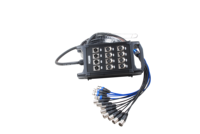 Multicore mikrofon pembagi Audio Pria Wanita, kotak panggung kabel ular Audio 12 saluran 3 Pin jantan ke perempuan Xlr Y