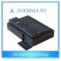 Récepteur satellite TV H.265, processeur Broadcom, ZGEMMA H5, DVB S2 + DVB T2/C, prise en charge CA