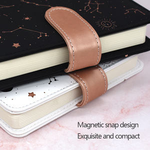 Zodiac Logo personalizzabile copertina morbida diario in Pu quaderni spessi A6 pagine vuote pianificatore di griglia stazionario - Product Image 2