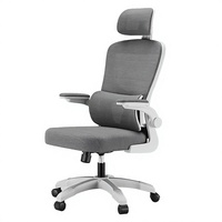 Chaise pivotante ergonomique respirante en tissu certifiée BIFMA avec rotation à 360 degrés, fournisseur pour commandes en gros de suites de direction