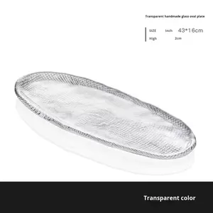 43 ، زجاج كريستال بيضاوي خالٍ من الرصاص ، تصميم كلاسيكي عالي الجودة للتخزين وتزيين الحفلات - Product Image 5