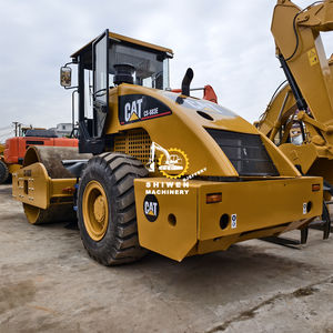 Rodillo Compactador Vibratorio Usado Caterpillar CS683E Importado de Japón en Shanghái, Compactador de Carreteras CS-863E CS-683E con Motor Diésel y Bomba - Product Image 5