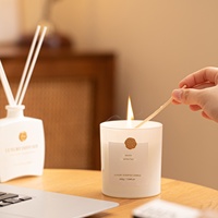 Aromatherapie-Kerzen Feuerfreie Duftkerzen aus Sojawachs in Becherform Westin Weißer Tee für Zuhause Langanhaltende Schlafzimmer-Duftkerzen