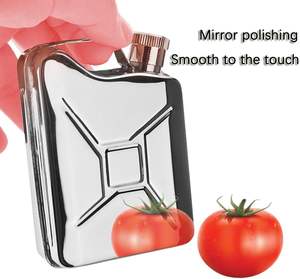 กระติกน้ำทรงกระป๋องทำจากสแตนเลสพร้อมกรวยสำหรับใส่ของทรงกระป๋องทำจากเจอร์รี่คลาสสิกขนาด5ออนซ์ทำจาก18/8 - Product Image 3