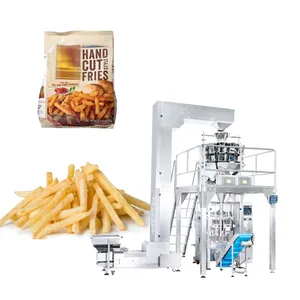 Offres Spéciales 2kg 5kg plus grand sac machine d'emballage d'aliments congelés frites congelées pesant la machine d'emballage