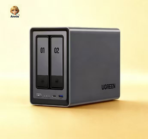 UGREEN NASync DXP2800 NAS de bureau double baie 22 To avec ports USB-C/USB-A - En stock - Product Image 1