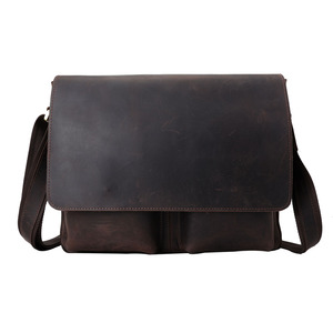 Maroquinerie Haute Qualité cuir De Vachette En Cuir Véritable Sacs À Bandoulière Décontracté Sac À Bandoulière - Product Image 1