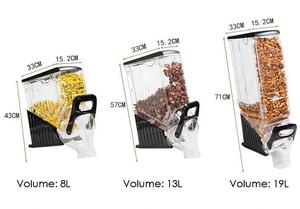 Thương Hiệu Mới Tường Treo Tùy Chỉnh Rõ Ràng Acrylic Số Lượng Lớn Kẹo Trọng Lực Dispenser Hiển Thị Thùng Cho Thực Phẩm - Product Image 2