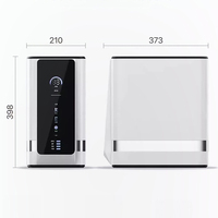 Système de filtration d'eau par osmose inverse 600 GPD RO à 5 étapes, filtre purificateur en plastique, surveillance TDS contrôlée par application pour usage domestique et hôtelier