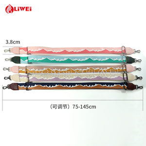 Tali Selempang Tas Selempang Lebar 3.8cm dari Bahan Polyester, Dapat Disesuaikan, Aksesoris Tas, Tali Bahu Tas Tangan - Product Image 6