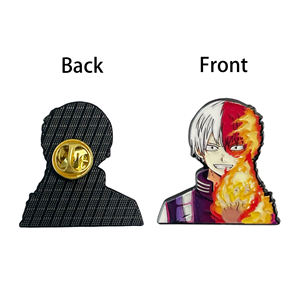 Hybride En Gros Badge Pin Anime Logo Mode <span class=keywords><strong>Manga</strong></span> Bouton Pin Personnalisé Épinglettes Hommes et femmes Manteau Broches Cadeau - Product Image 3