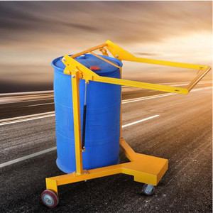Lift Dj365 Oil Drum Transporter 585 Mm Max Diameter <b>Plastic</b> Drum Handler With Rubber <b>Wheels</b> For 200 Liter Drum Handling - Product Image 1