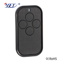 Télécommande sans fil universelle pour portail YET2210 433mhz, télécommande RF Ev1527 à 4 boutons pour porte de garage